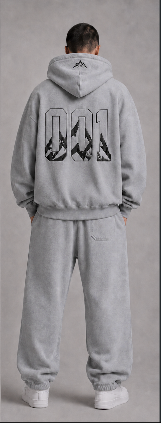 Sweat à capuche — 001 Mountain Zip Hoodie